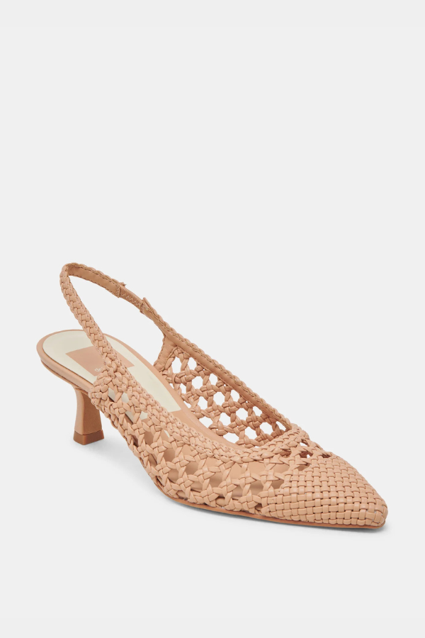 Dolce Vita Olympa Heels - Cafe Woven Stella