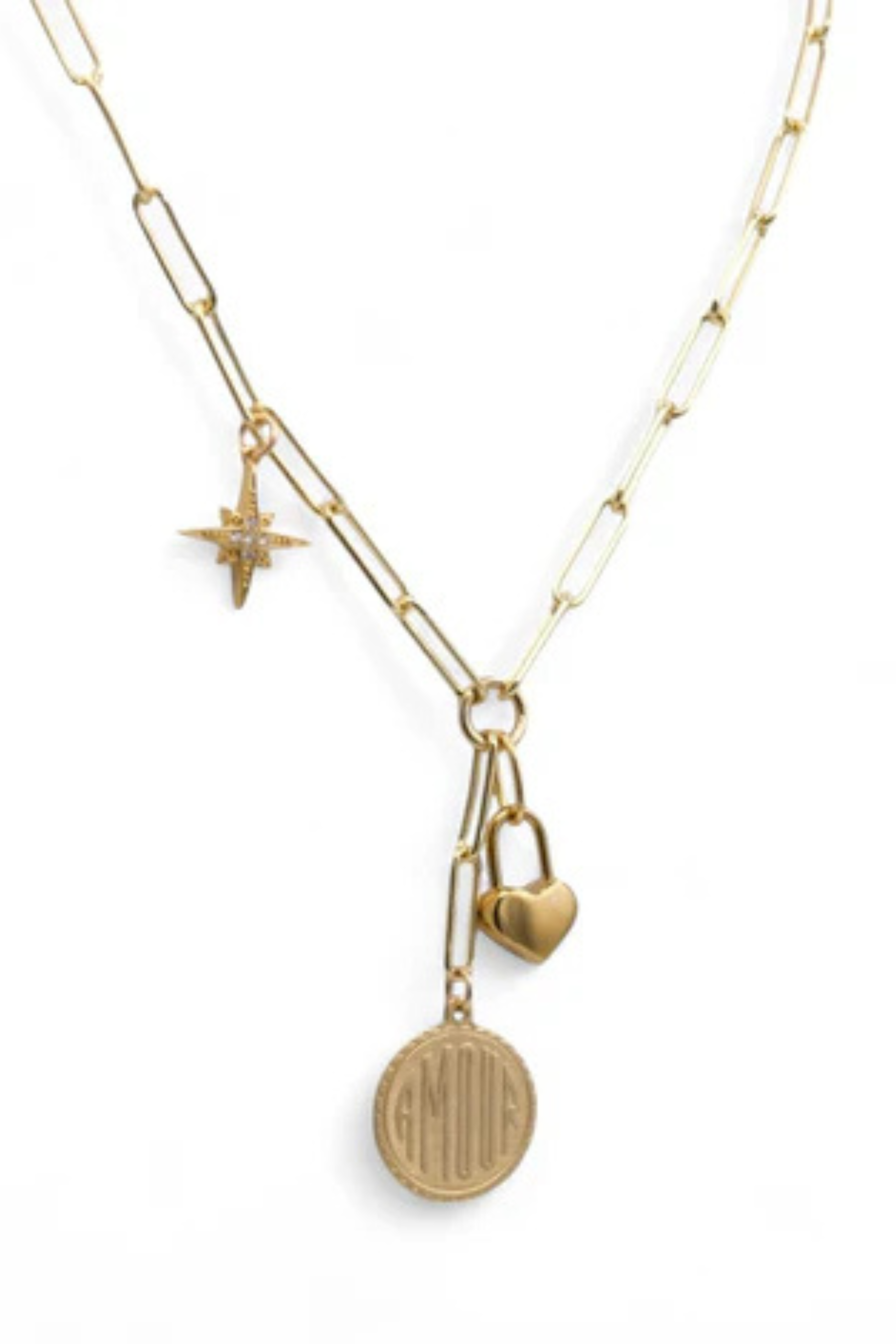 Farrah B Lovestruck Charm Necklace