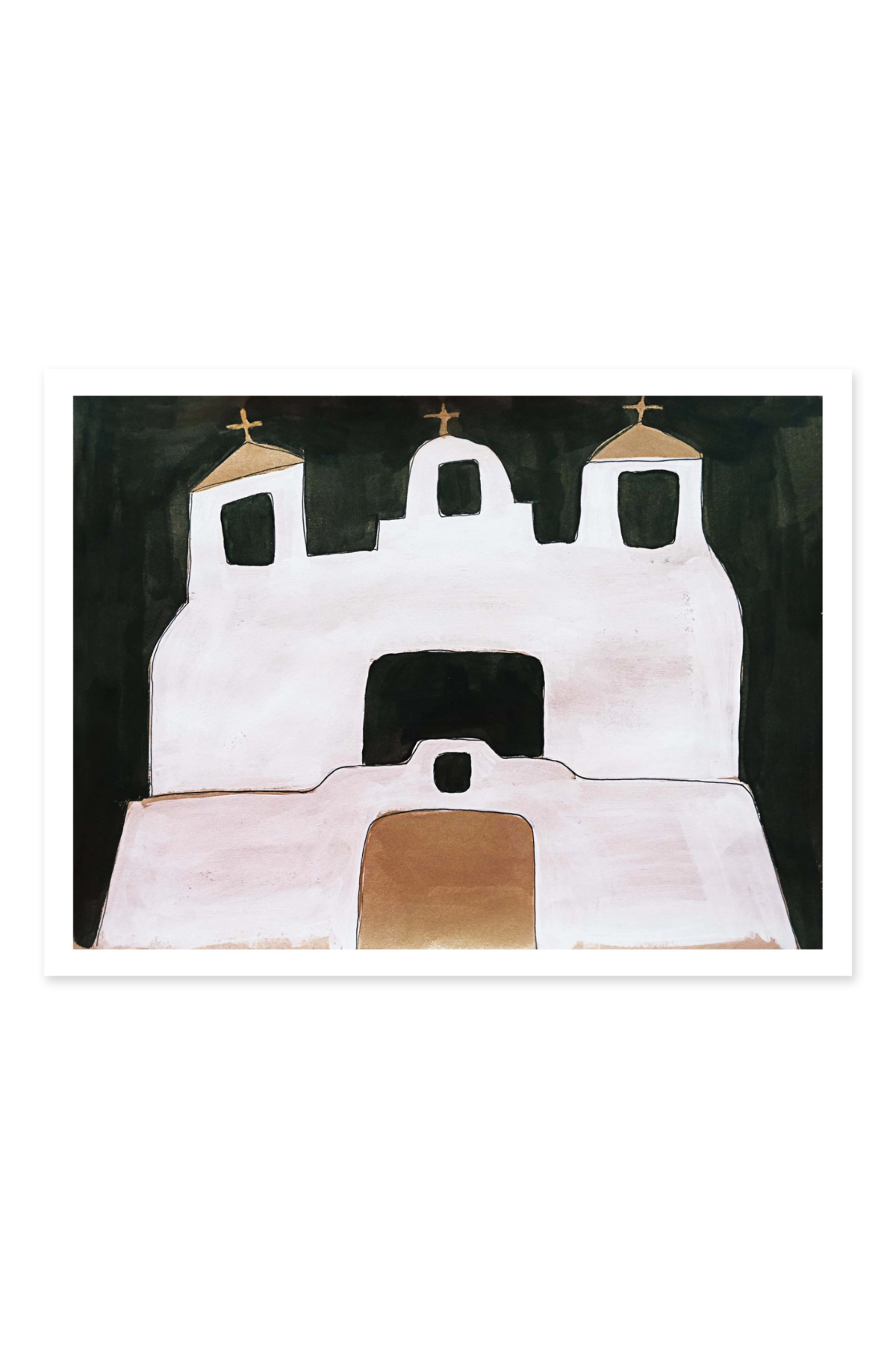 Santa Fe Mission Print
