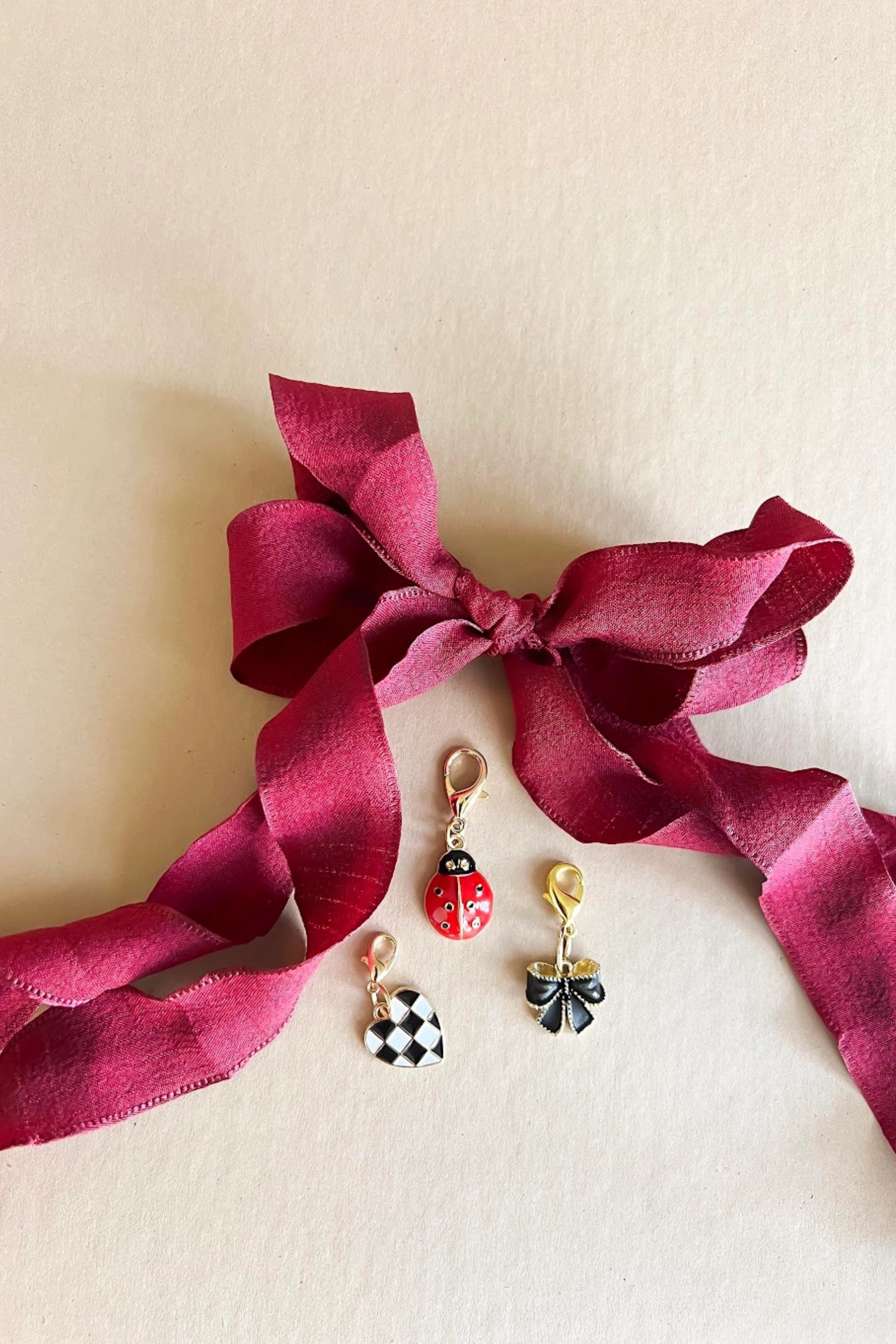 Sneaker and Shoe Charm Lace Set - Burgundy