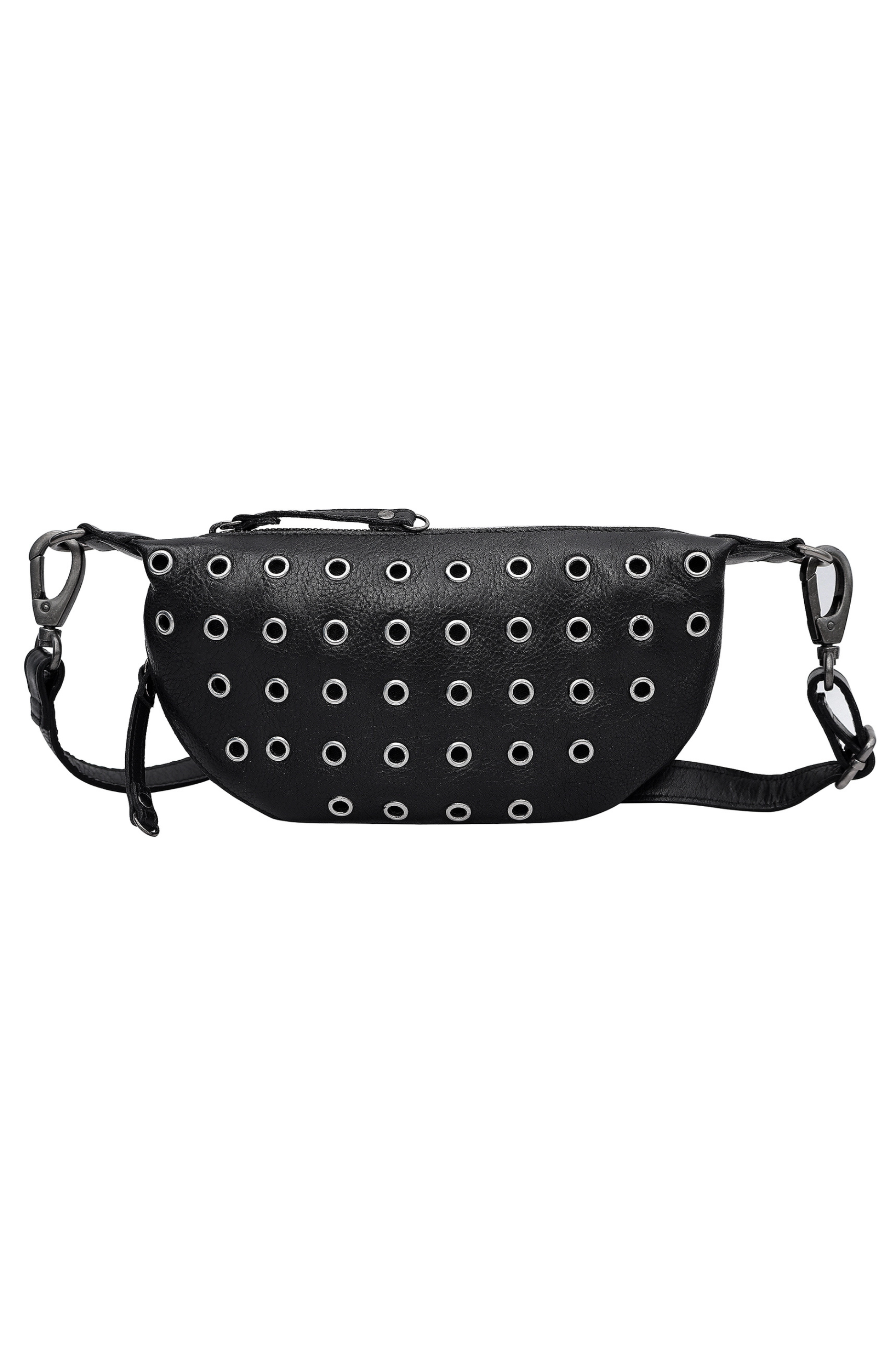 Bond Leather Crossbody Purse - Black