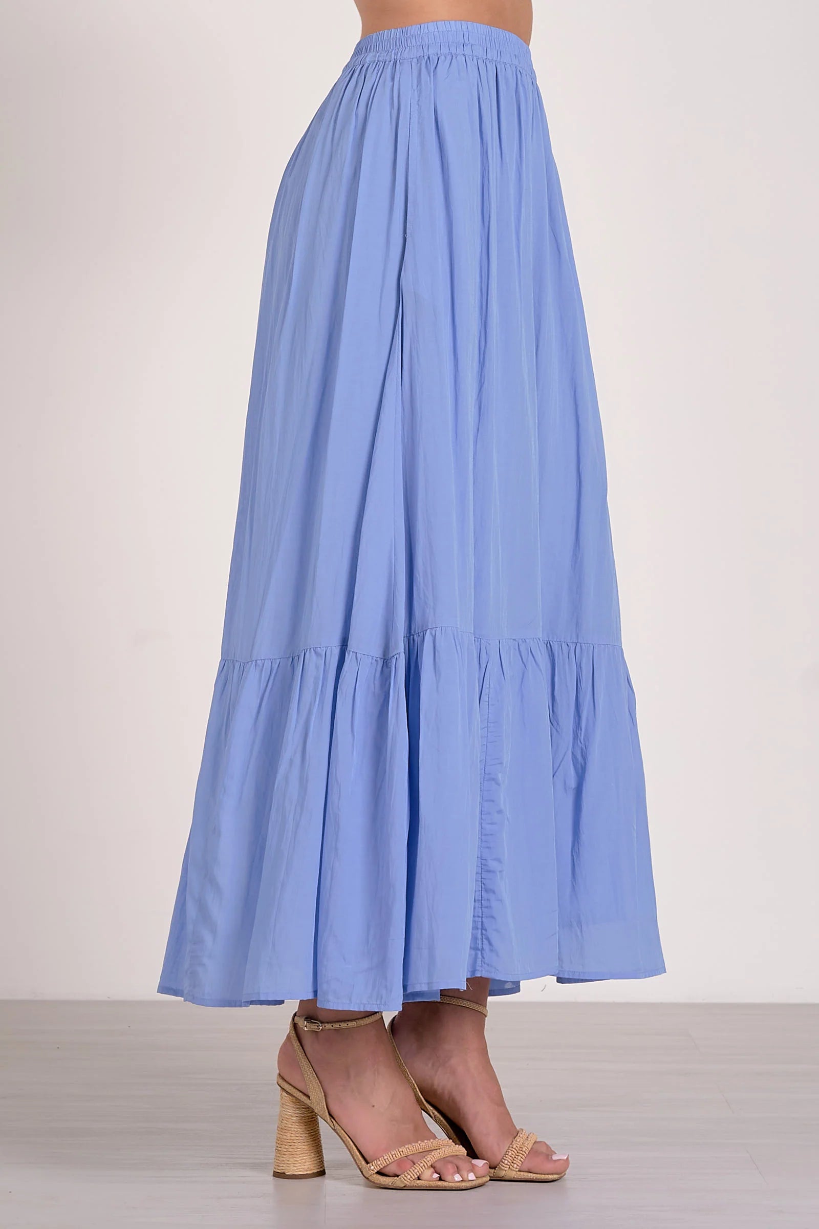 Vera Midi Skirt - Blue