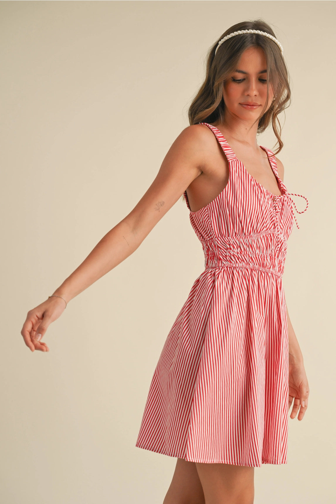 Emily Striped Mini Dress