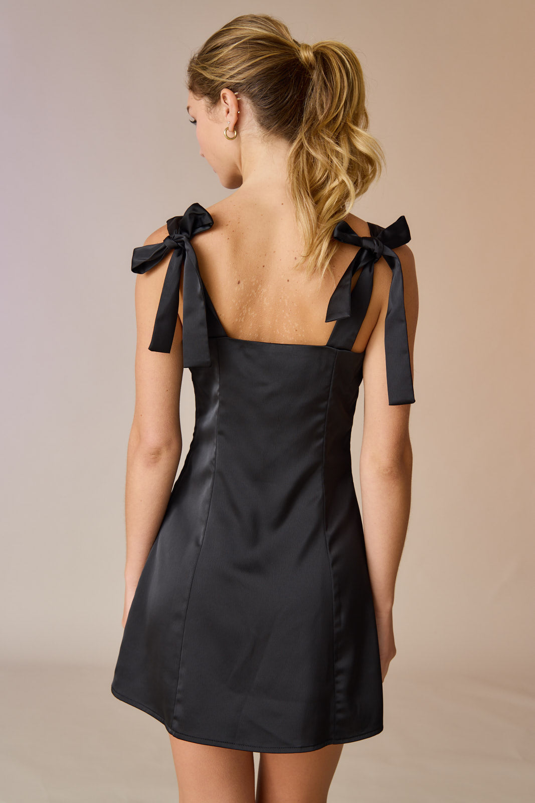 Emily Satin Mini Dress