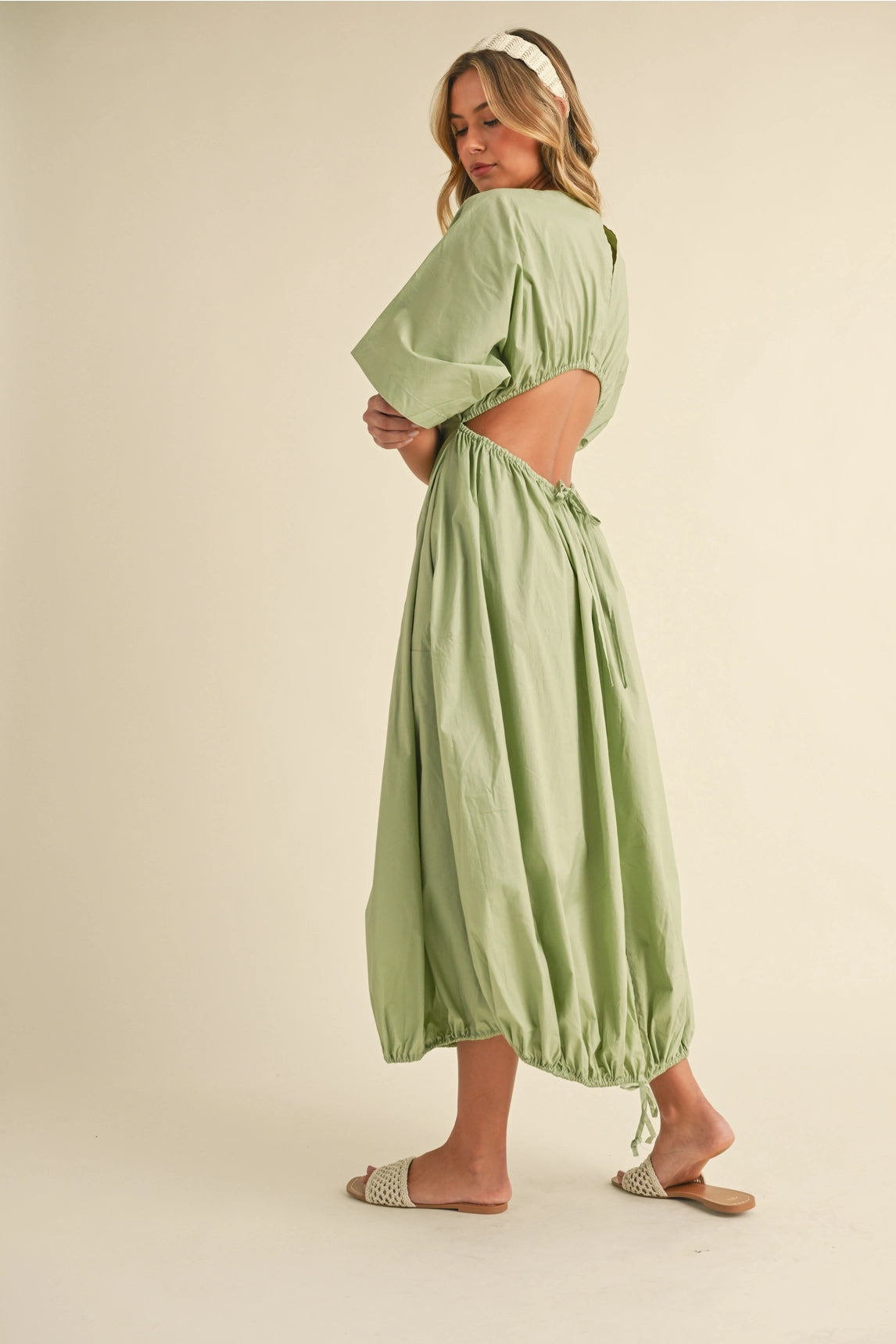 Camila Midi Dress - Sage