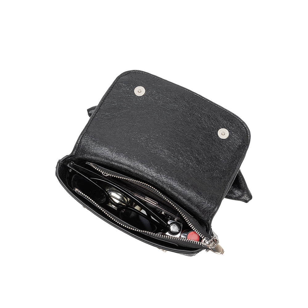 Melie Bianco - Faye Crossbody Bag - Black