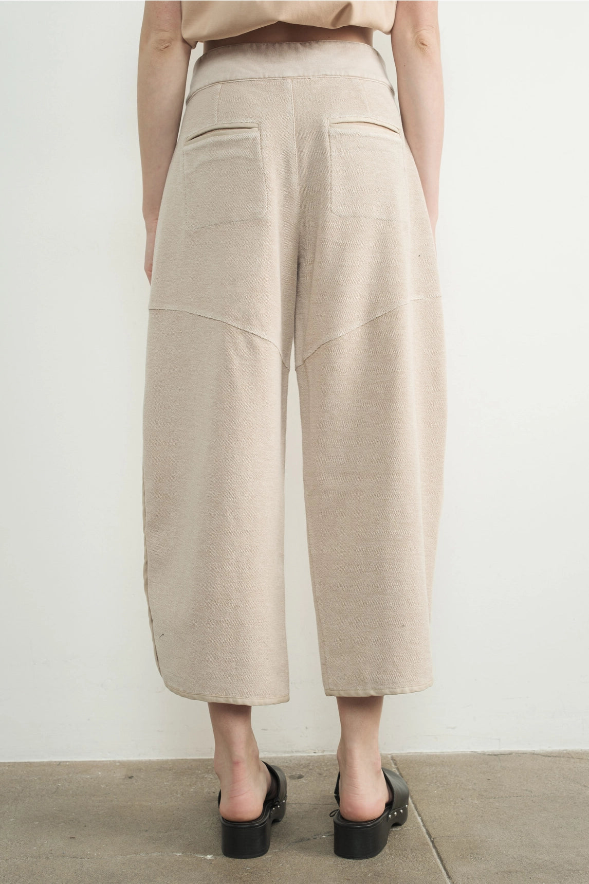 Vintage Washed Barrel Pants - Sand