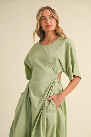 Camila Midi Dress - Sage