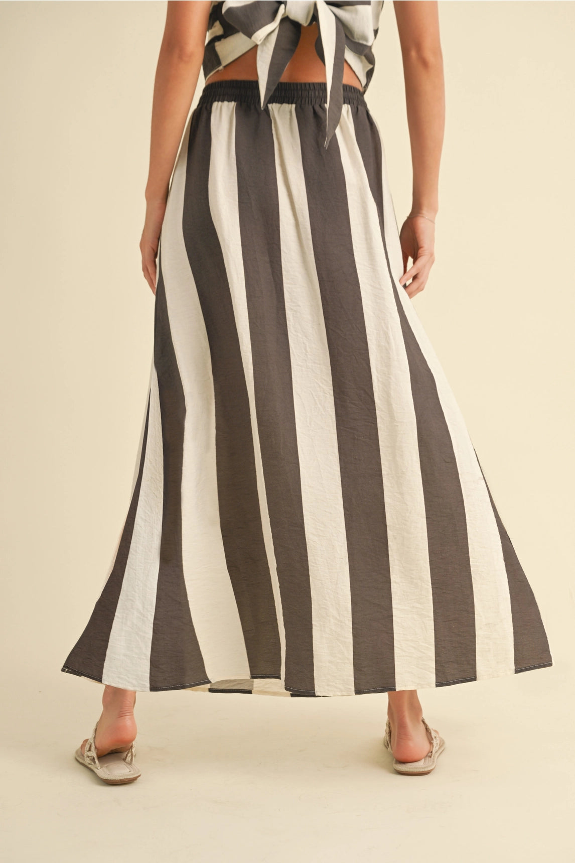 Camille Striped Maxi Skirt