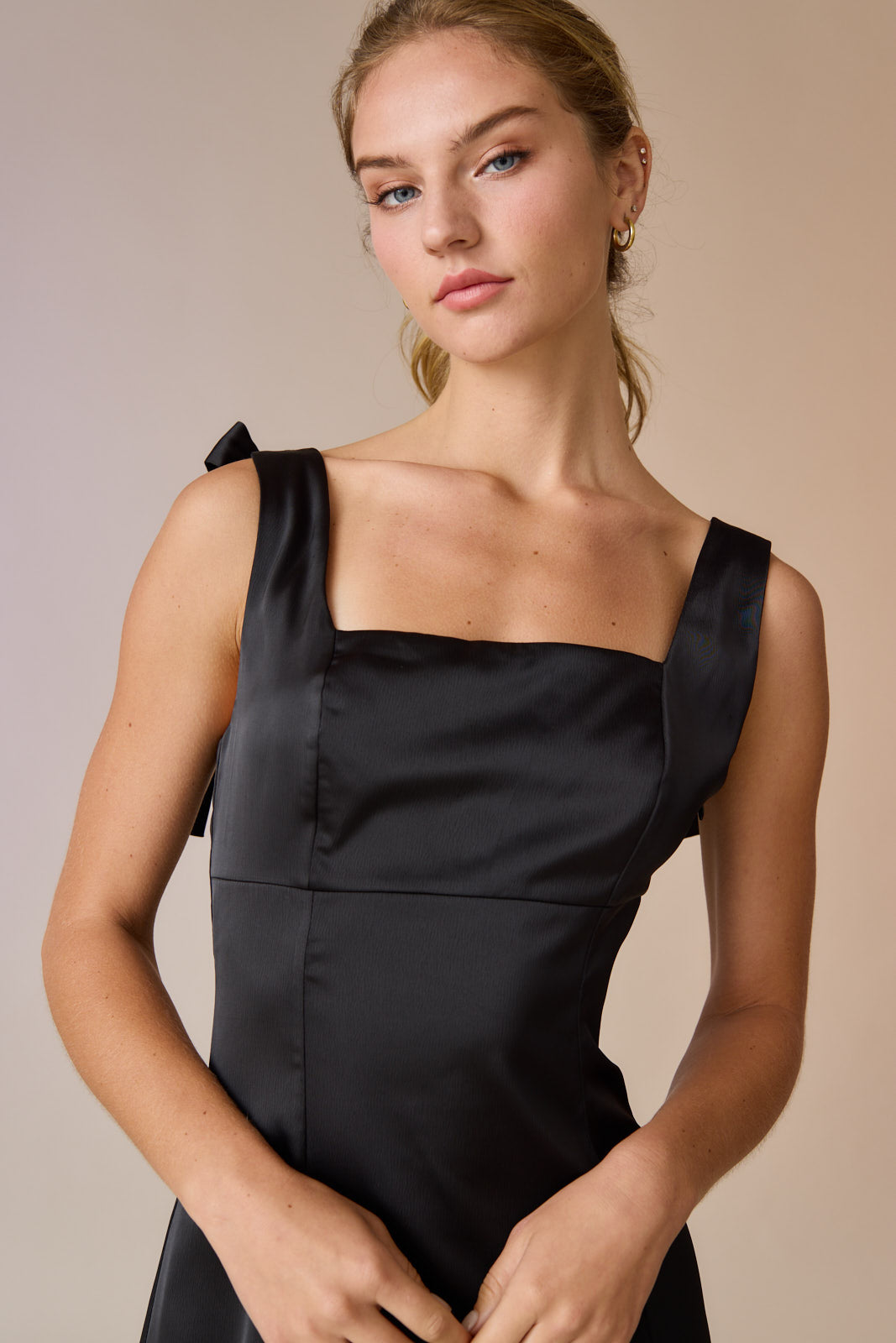 Emily Satin Mini Dress