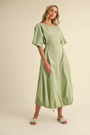 Camila Midi Dress - Sage