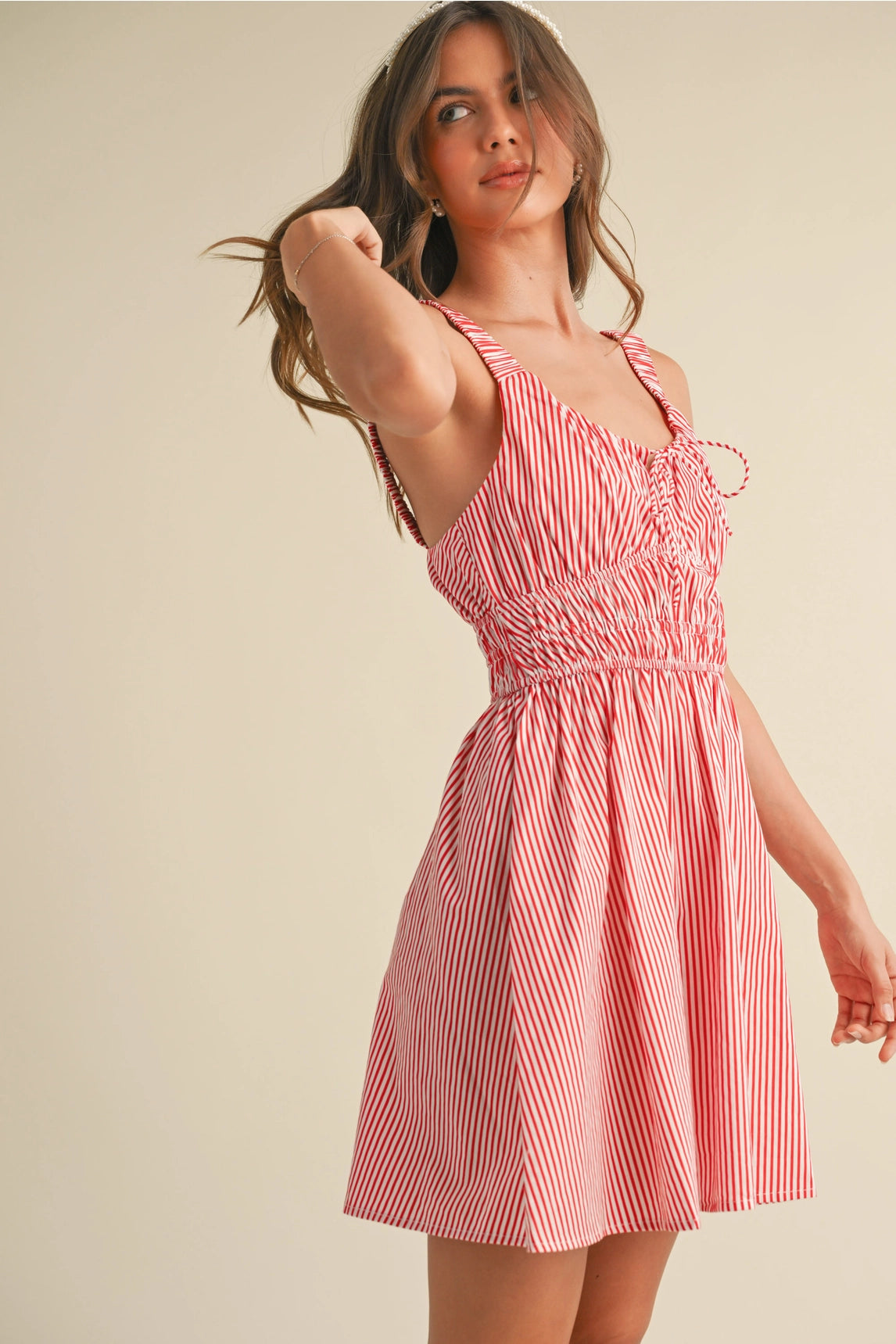 Emily Striped Mini Dress