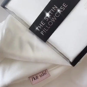 KITSCH - Satin Pillowcase - Ivory