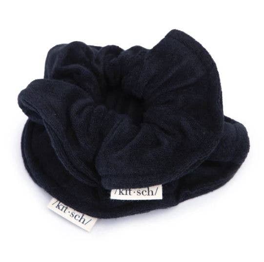 KITSCH - Eco-Friendly Towel Scrunchies - Black